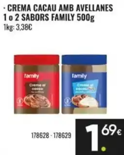 Family Cash family crema cacao amb avellanes oferta