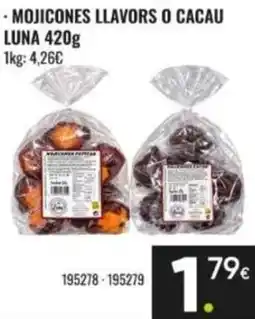 Family Cash Mojicones llavors o cacao luna oferta