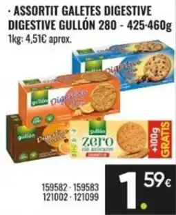 Family Cash gullón galletes digestive oferta