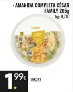 Family Cash family amanida completa césar oferta