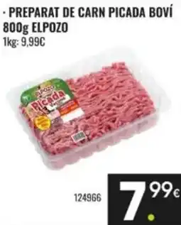 Family Cash Elpozo preparat de carn picada boví oferta