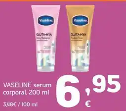 HiperDino Vaseline serum corporal oferta