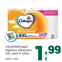 HiperDino Colhogar papel higiénico ultrasuave oferta