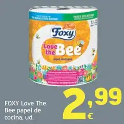 HiperDino Foxy love the bee papel de cocina oferta