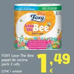 HiperDino Foxy love the bee papel de cocina oferta
