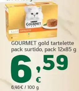 HiperDino Gourmet gold tartelette oferta