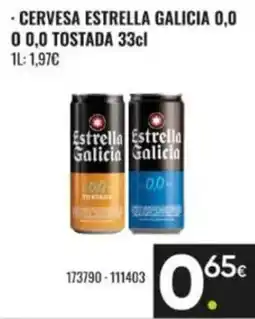 Family Cash Estrella Galicia 0,0 O 0,0 Tostada oferta
