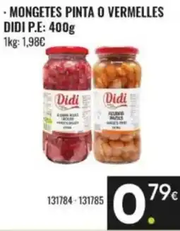 Family Cash Didi mongetes pinta o vermelles oferta