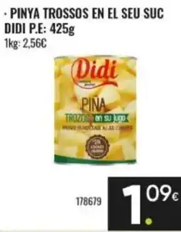 Family Cash Didi pinya trossos en el seu suc oferta