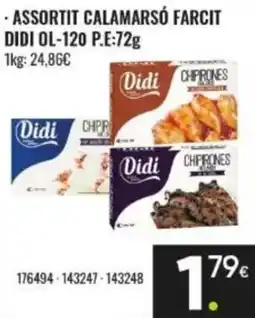 Family Cash Didi assortit calamarsó farcit oferta