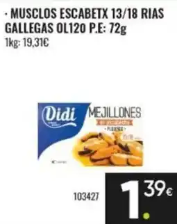 Family Cash Didi mejillones en escabeche oferta