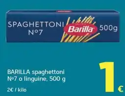 HiperDino Barilla spaghetttoni oferta