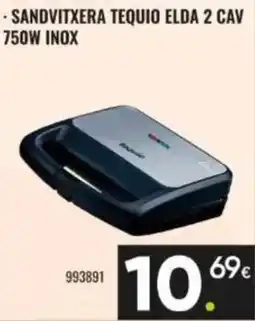 Family Cash Sandvitxera tequio elda 2 cav 750w inox oferta