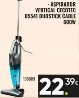 Family Cash Cecotec aspirador vertical duostick cable 05541 oferta