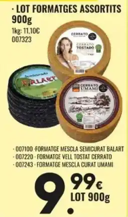 Family Cash Lot formatges assortits oferta