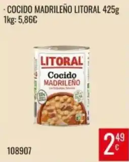 Family Cash Litoral cocido madrileño oferta