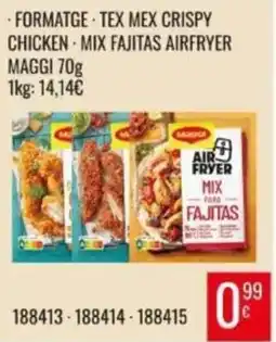 Family Cash Maggi tex mex crispy chicken mix fajitas airfryer oferta