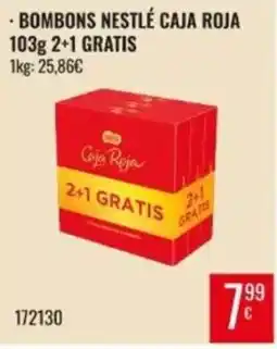 Family Cash Nestlé bombons caja roja oferta