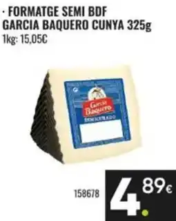 Family Cash Garcia Baquero formatge semi bdf oferta