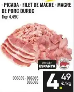 Family Cash Picada filet de magre magre de porc duroc oferta