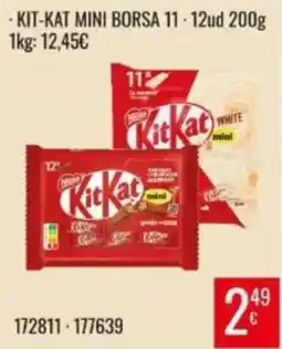 Family Cash KitKat mini oferta