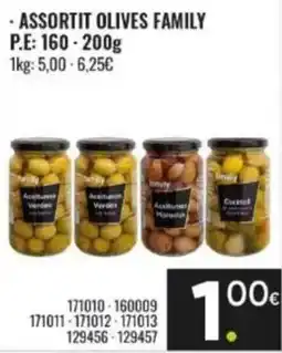 Family Cash Assortit olives family oferta