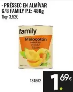 Family Cash family melocotón selección en almívar oferta