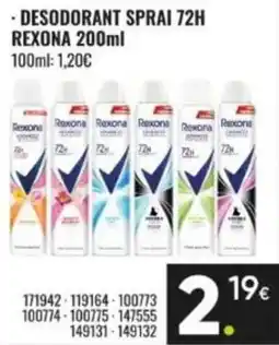 Family Cash Rexona desodorant sprai 72h oferta