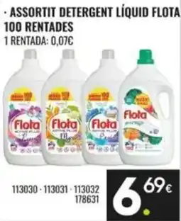 Family Cash Flota detergent líquid oferta