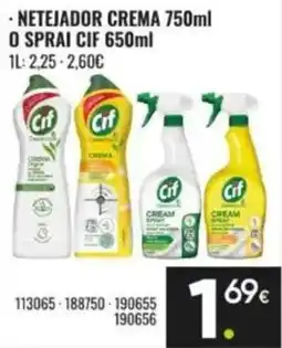 Family Cash Cif netejador crema oferta