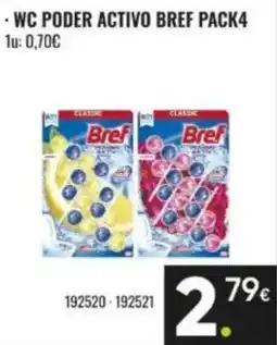 Family Cash Bref wc poder activo bref pack4 oferta