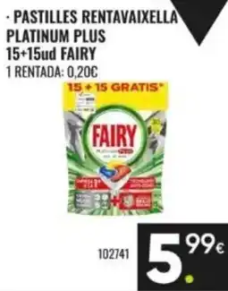 Family Cash Fairy pastilles rentavaixella platinum plus oferta