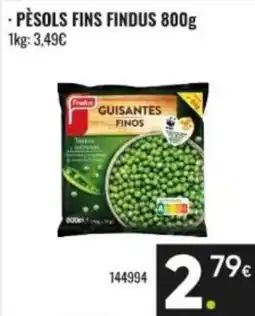 Family Cash Findus guisantes finos oferta