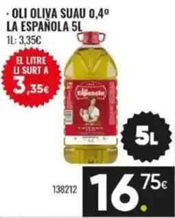 Family Cash La Española oli oliva suau 0,4º oferta