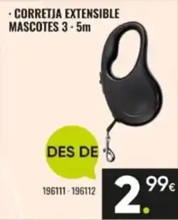 Family Cash Corretja extensible mascotes 3 · 5m oferta