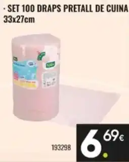Family Cash Set 100 draps pretall de cuina oferta