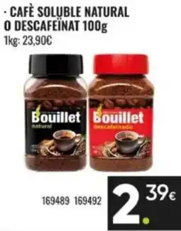 Family Cash Bouillet café soluble natural oferta