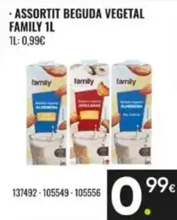 Family Cash family assortit beguda vegetal family 1l oferta