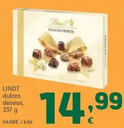 HiperDino Lindt dulces deseos oferta