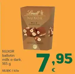 HiperDino Lindt nuxor oferta