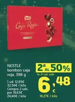 HiperDino Nestle bombon caja roja oferta