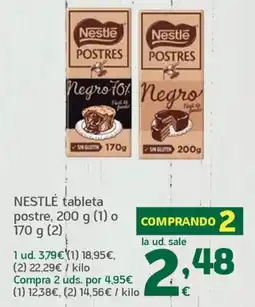 HiperDino Nestlé postre negro oferta