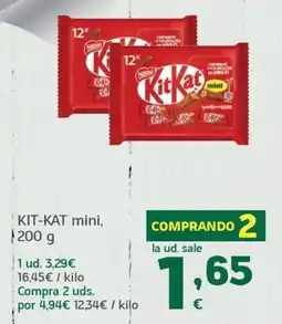 HiperDino KitKat mini oferta