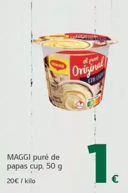 HiperDino maggi puré de papas cup oferta