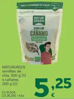 HiperDino Naturgreen semillas de chía oferta