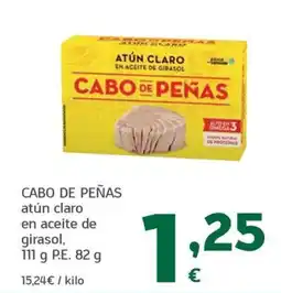 HiperDino Cabo de Peñas atún claro en aceite de girasol oferta