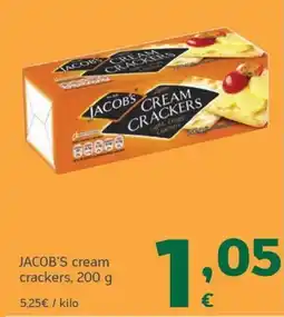 HiperDino jacobs cream crackers oferta