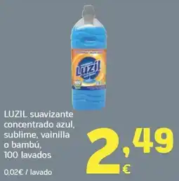 HiperDino Luzil suavizante concentrado azul, sublime, vainilla o bambú oferta