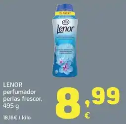 HiperDino Lenor perfumador perlas frescor oferta