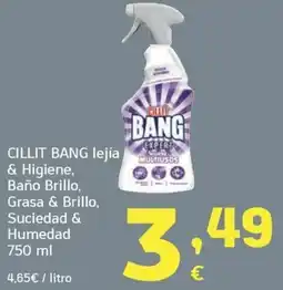 HiperDino Cillit Bang lejía & Higiene, Baño Brillo, Grasa & Brillo, Suciedad & Humedad oferta